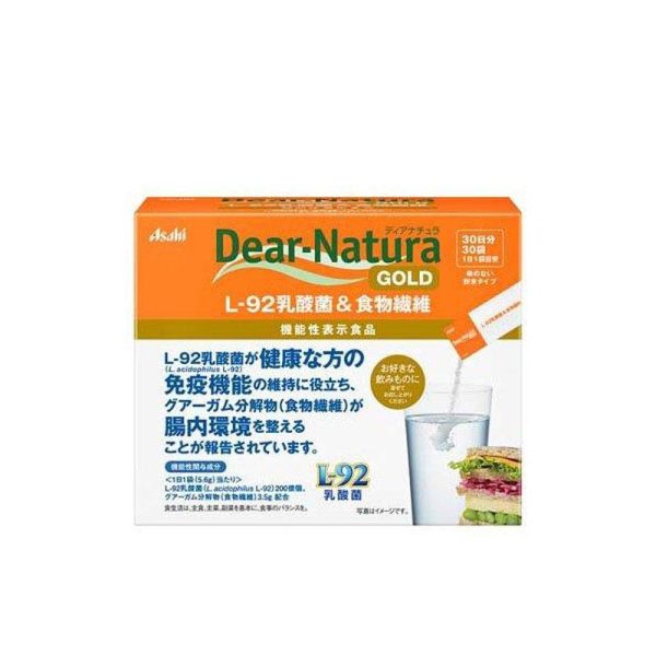 Dear-Natura Gold L-92 Lactic Acid & Dietary Fiber 30 pcs