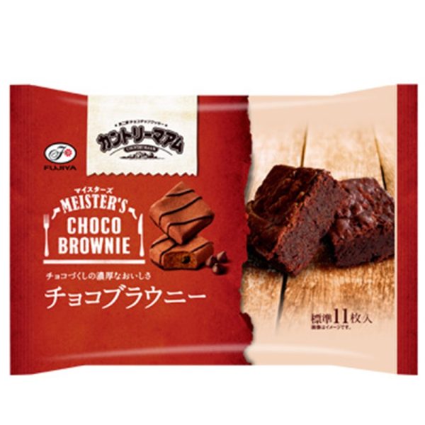FUJIYA Country Maam Meisters Chocolate Brownie 124 g x 11 pcs
