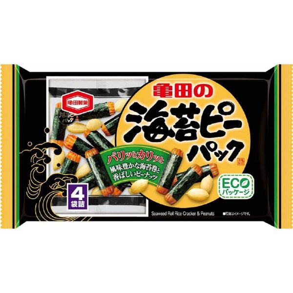 Kameda Seika Seaweed Rolled Peanut Crackers 85g