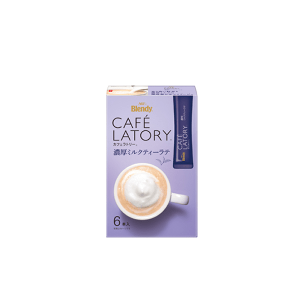 AGF Blendy CAFE LATORY Rich Milk Tea Latte 6 pcs