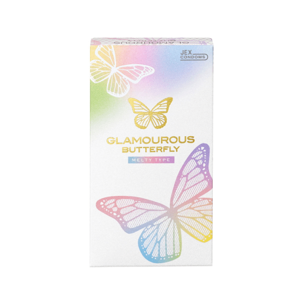 JEX Melty Type Glamourous Butterfly Condoms 10 pcs