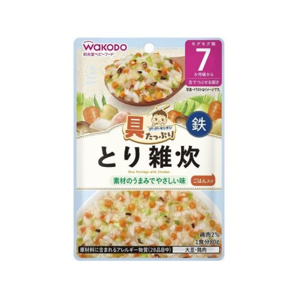 WAKODO Rice Porridge with Chicken 80 g