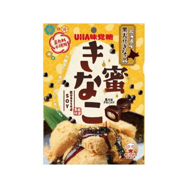 UHA Mitsu Kinako Brown Sugar and Roasted Soybean Candy 109 g