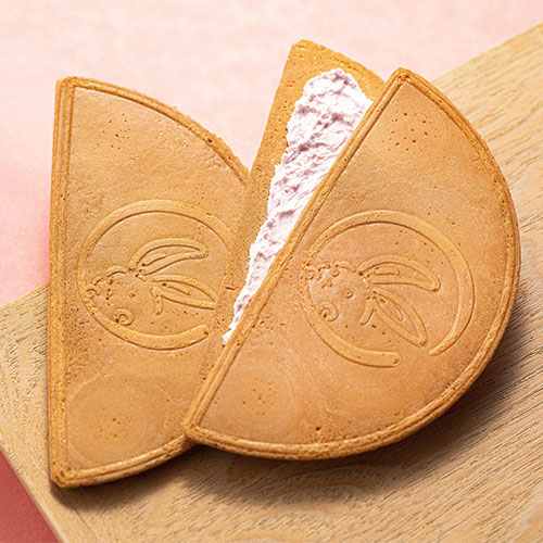 KAMAKURA GORO HONTEN Kamakura Sakura Tea Hanguetsu Cookies 10 Pieces