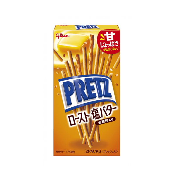 Glico Pocky Pretz, Baked Salty Butter Flavor, 62g