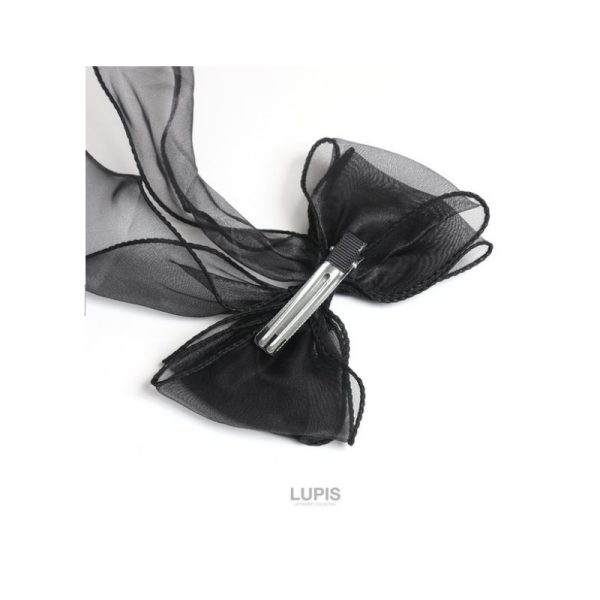 LUPIS Mesh Bow Hair Accessory Duckbill Clip