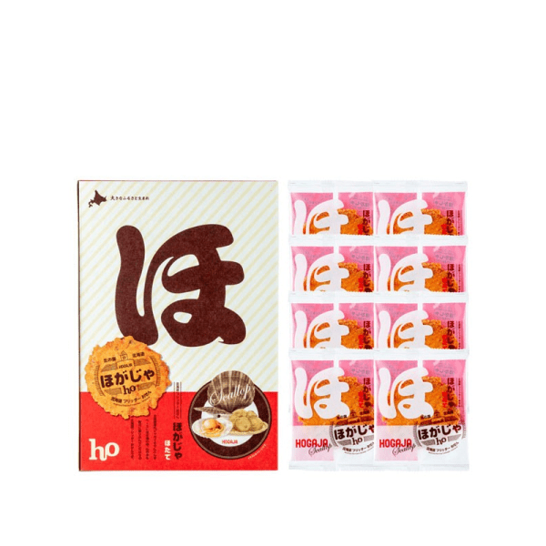 Fukutaro Hogaja Scallop Senbei Rice Crackers 2 pcs x 8 packs