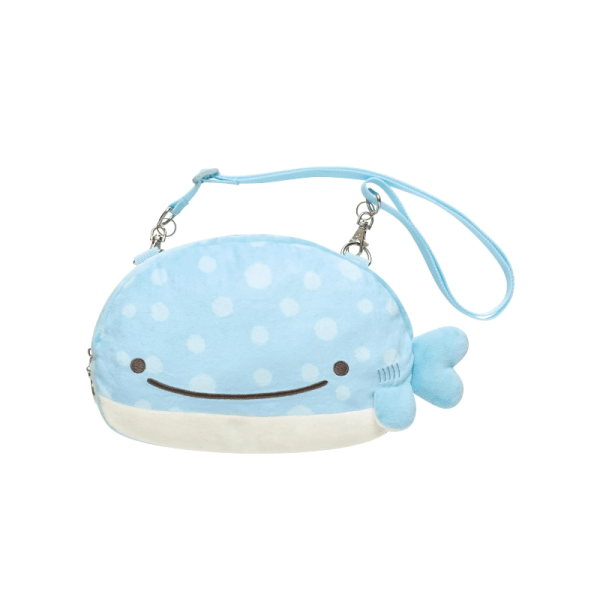 SAN-X Rilakkuma’s Colleagues – Crossbody Bag – Whale-san