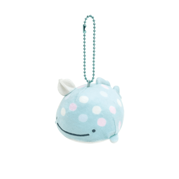 SAN-X Rilakkuma’s Colleagues Plush Keychain – Whale-san