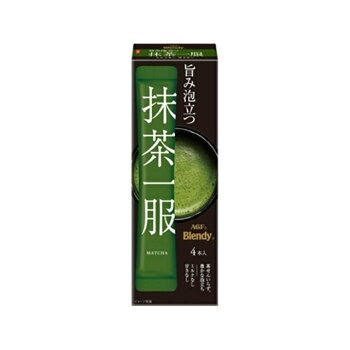 AGF Blendy Uji Matcha Powder, 4 Sticks Pack