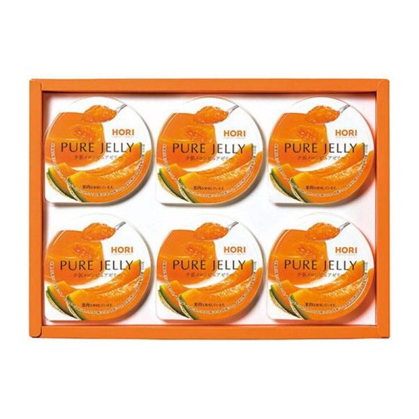 HORI Japan Hokkaido Yubari Famous Melon Fruit Jelly 6 in