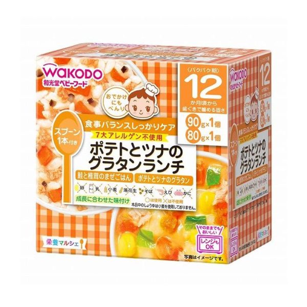 WAKODO Baby Food Potato Tuna Baked Rice 1 Year Plus 170g