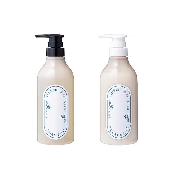 RinRen Natural Botanical Origin Silicone Free Shampoo/Conditioner Grapefruit Orange Blossom 480ml