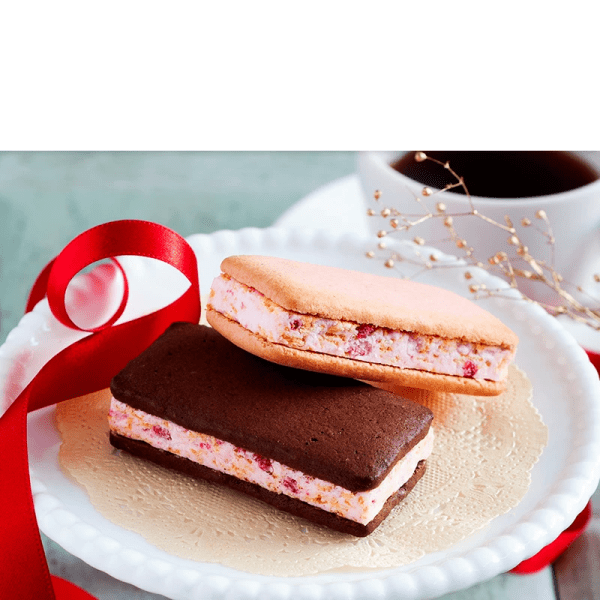 COBACO Strawberry Sandwich Cookies 2 pcs