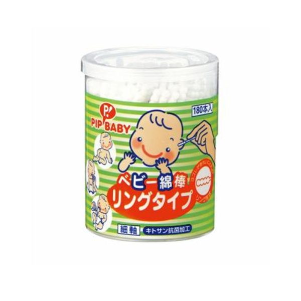 PIPBaby baby special cotton swab wave type 180 pack
