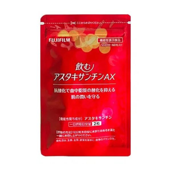FUJIFILM Astaxanthin AX Drinking Tablets 60 Capsules