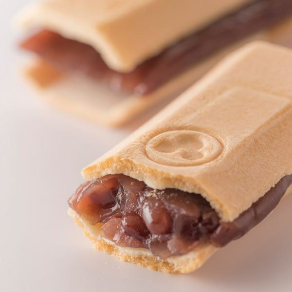 Aoki Shofuan Red Bean Crispy Biscuit with Yokan  Japanese Confection 1 Piece