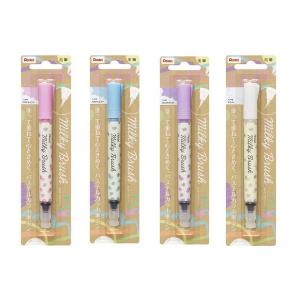 Pentel pastel ink brushes, multiple styles available.