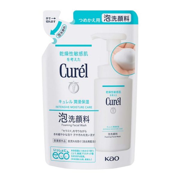 Curél Moisture Soak Foaming Facial Cleanser Refill