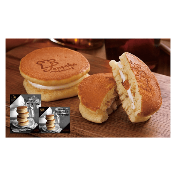 TsujiSei Osaka Souvenir Maple White Chocolate Cream Pancake Sandwich Cakes 6 Pieces