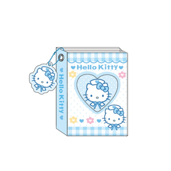 SANRIO Cupid Angel Series Heart Kitty Mini Photo Album Card Holder – Blue Nurse