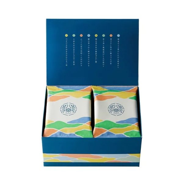 Sakakado Sohonpo Hachiraku Shrimp Cracker Assortment Gift Box, 10 Packs