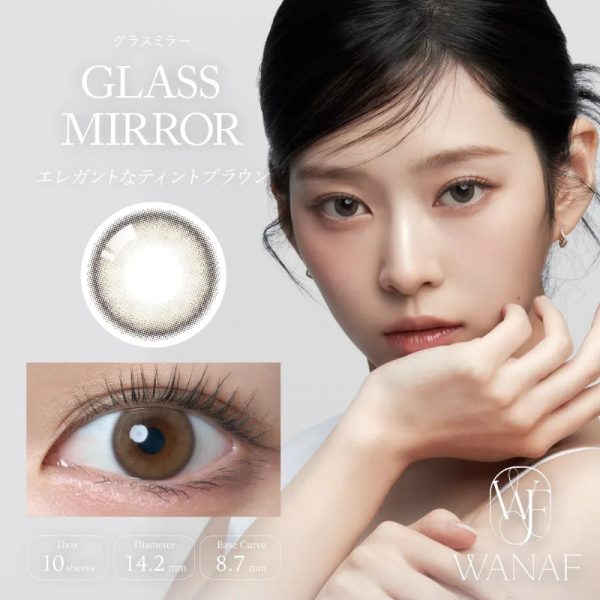 WANAF 1Day Glass Mirror DIA|14.2mm 10pcs Color Contact Lenses