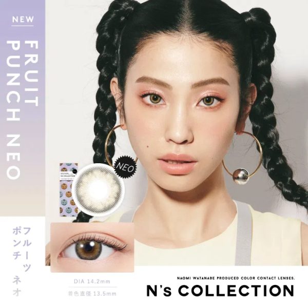 N’s COLLECTION 1Day Fruit Punch Neo DIA|14.2mm 10pcs Color Contact Lenses