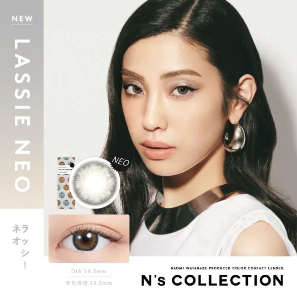 N’s COLLECTION 1Day Lassie Neo DIA|14.2mm 10pcs Color Contact Lenses