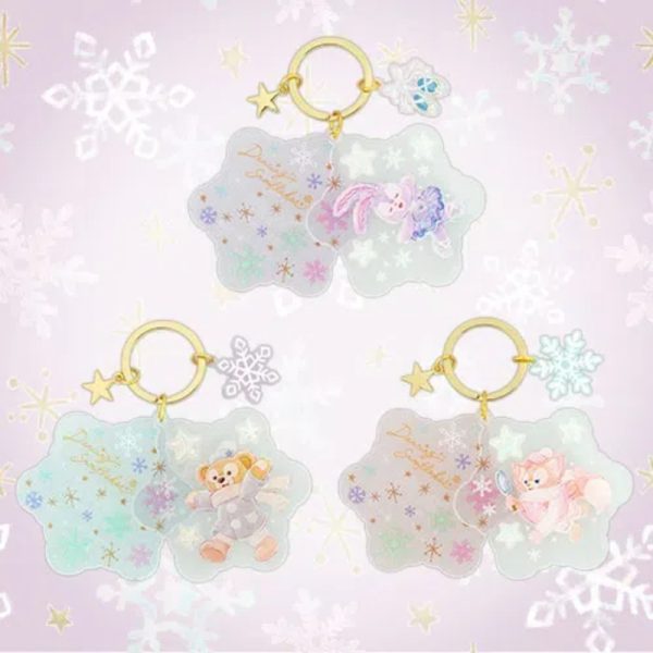 Disney 2024 Winter Series Tamiflu Family Acrylic Keychain suit Set of 3