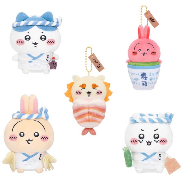 Chiikawa Sushi Series Plush Toys [Multiple Styles Available]