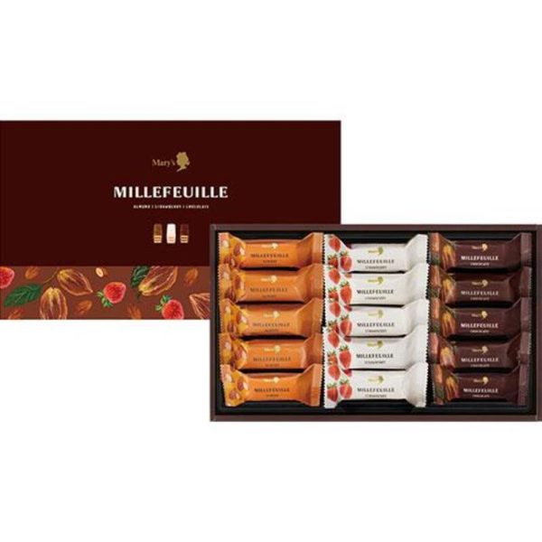 Marys MILLEFEUILLE Chocolate Napoleon Lasagna Crisp Weihua Cream Snacks 15