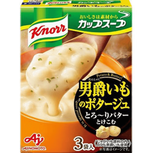 AJINOMOTO Instant Soup Baron Potato Butter Soup 3 Bags