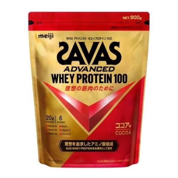MEIJI SAVAS Whey Protein Powder 900g Cocoa Flavor