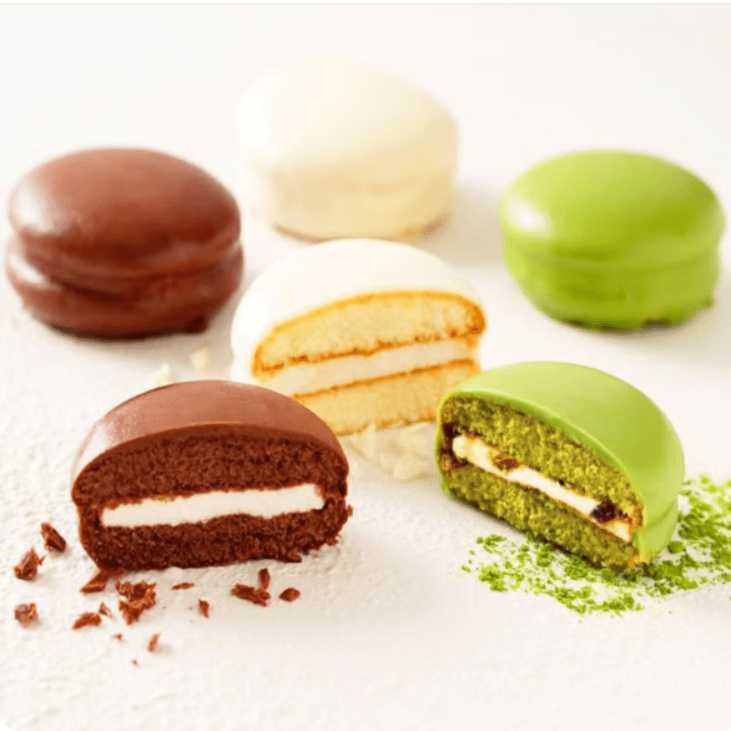 Huayuetang Printemps Blanc Marshmallow Filled Macarons Cake (6 pieces)