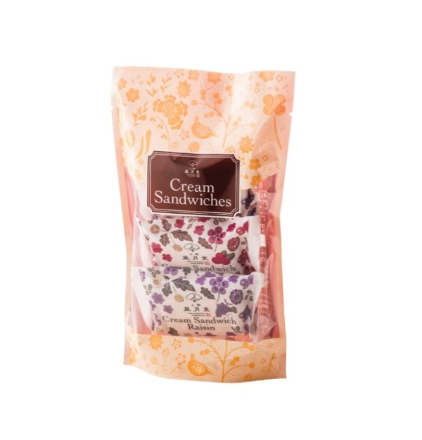 Ueno Fugen-do Rum Raisin Cranberry Cream-filled Biscuits, 3 Pieces Pack