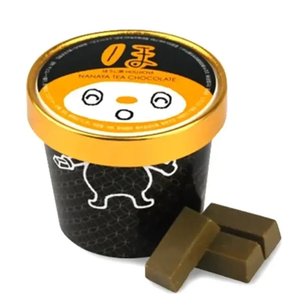 NANAYA Hojicha Dark Chocolate Cups (10 pieces)