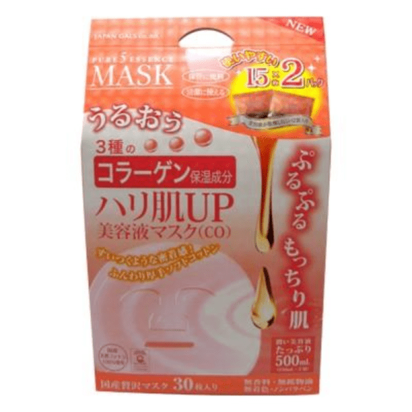 Japan Gals Pure Five Essence Mask Moisturizing Serum Mask Hyaluronic Acid 30 Sheets