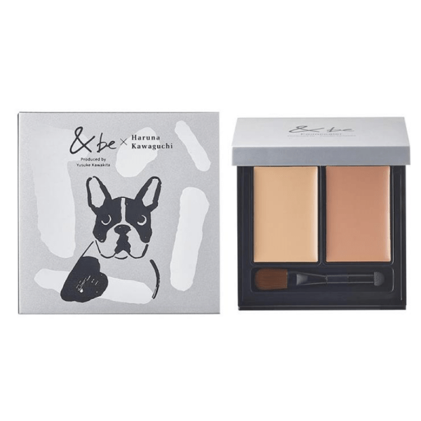 &be KAWAGUCHI HARUNA Limited Dual Concealer Organic Moisturizing Skin Tone/Orange 4g