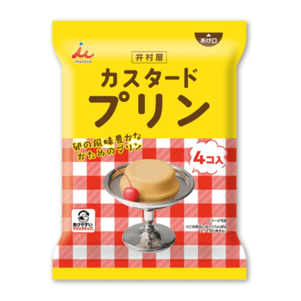 Imuraya  Cream Caramel Pudding  58g × 4pcs