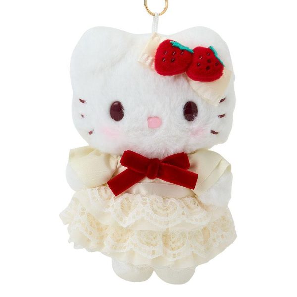 SANRIO Strawberry Cake Series Plush Mascot Keychains – Multiple Styles Available