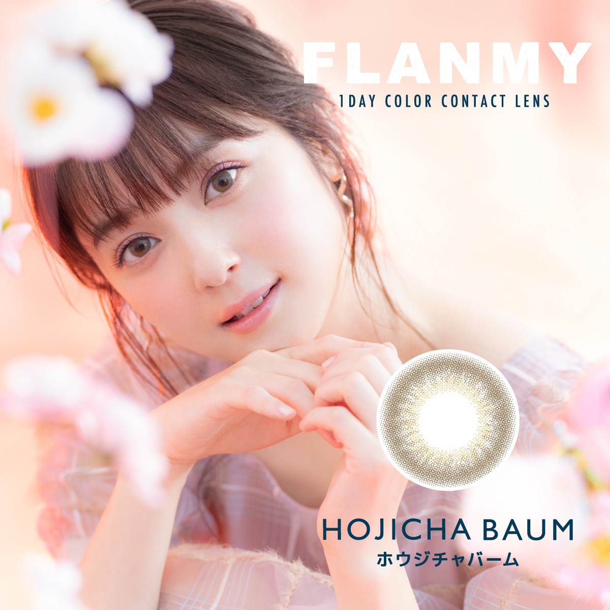 FLANMY 1Day Hojicha Baum DIA|14.5mm 10pcs Colored Contacts - Image 3