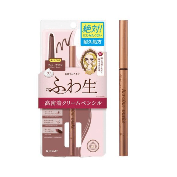 KISS ME Heroine Makeup Soft Define Cream Pencil N #03 Cherry Brown
