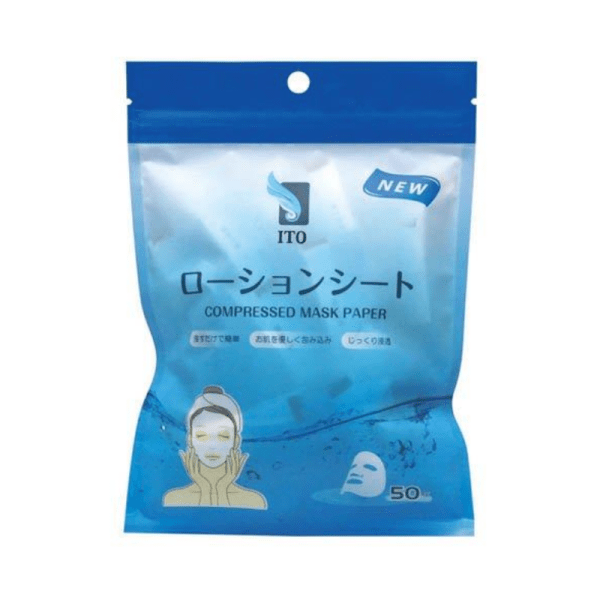 ITO Aite Soft Compression Mask Paper Mask Silk Ultra-thin Spa Disposable Hydrating Wet Dam 50 Pack
