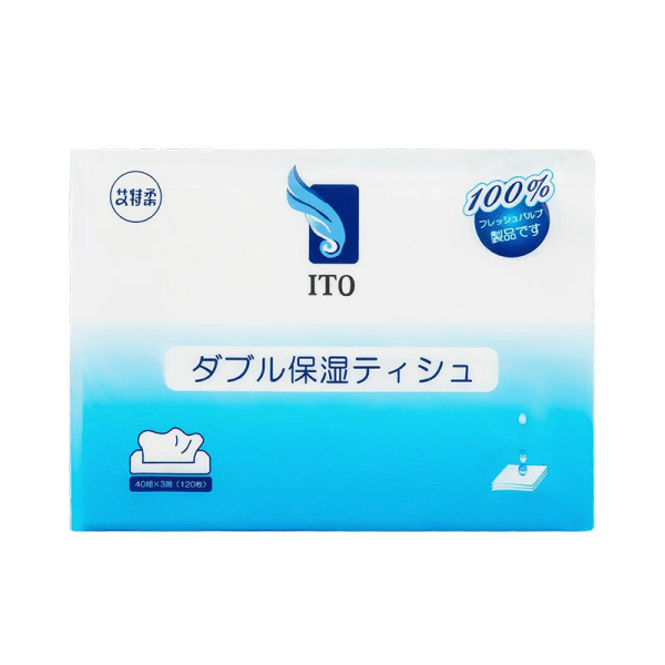 ITO Double Moisturizing Tish (40 pairs)