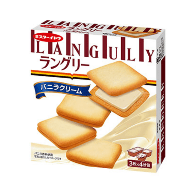 Ito Seika Vanilla Cream Biscuits, 12 Pieces