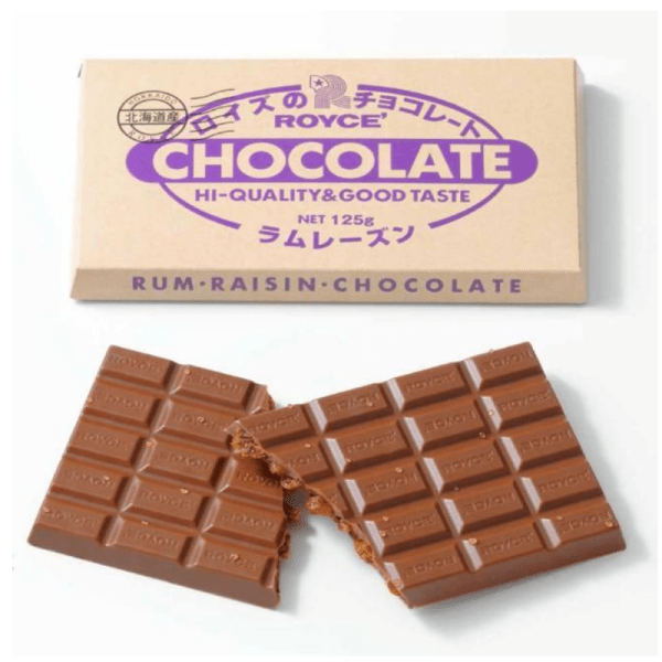 ROYCE Chocolate Bar [Rum Raisin] 125g