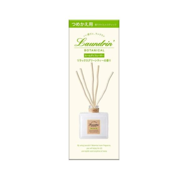 LAUNDRIN Air Freshener, Green Tea Scent, Refill Pack 80ml