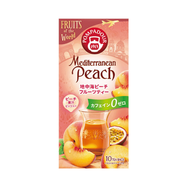 Pompadour Mediterranean Peach 10 Tea Bag Part Number