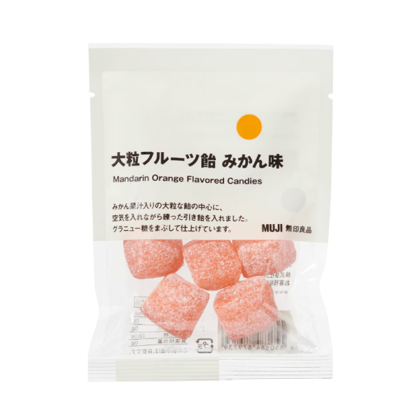 MUJI Large Grain Fruit Candy 29g